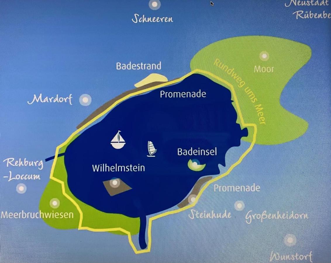Ferien-Whg Stuenkel Nahe Steinhuder Meer Mit Garten Und Balkon Экстерьер фото