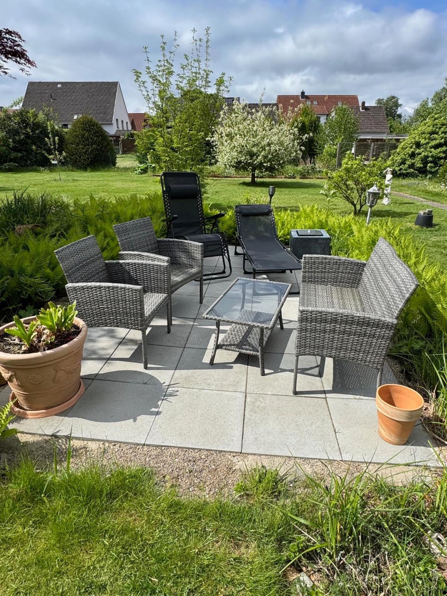 Ferien-Whg Stuenkel Nahe Steinhuder Meer Mit Garten Und Balkon Экстерьер фото